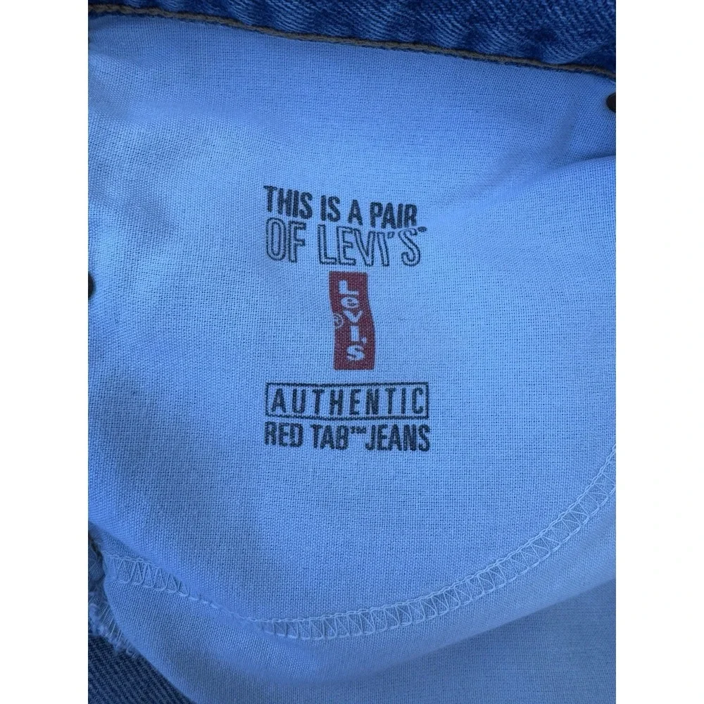 Vintage Levis Jeans Mens Size 34x32 505 Regular Fit Straight Leg Red Tab 1999